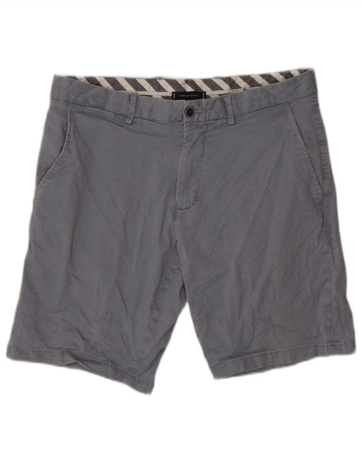 Tommy Hilfiger Herren Chinoshorts W33 mittelblaue Baumwolle