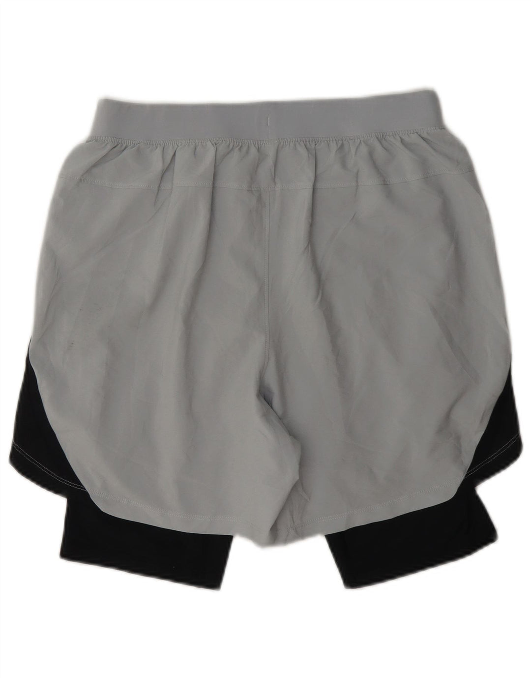 Under Armour Herren-Sportshorts in mittelgrauem Farbblockdesign