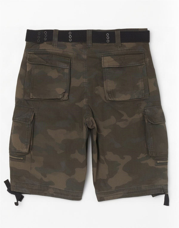 Brandit Herren Cargoshorts 4XL W44 Grüne Tarnung Baumwolle
