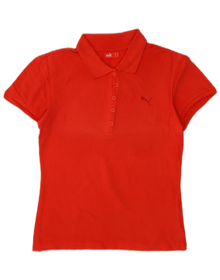PUMA Damen Poloshirt UK 10 Small Rot