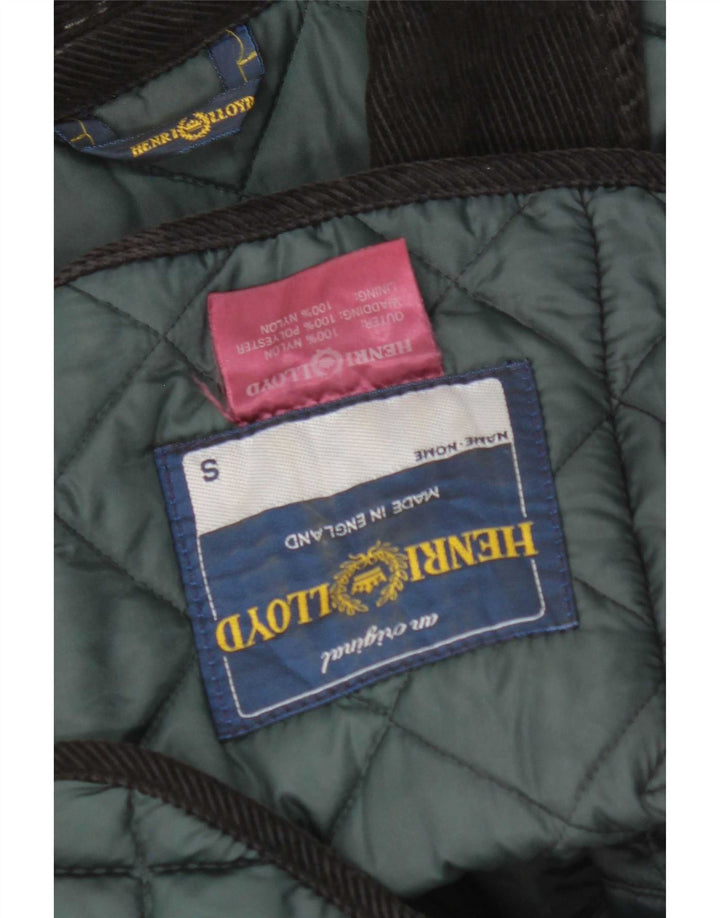 Henri Lloyd Herren Steppjacke UK 36 Small Grünes Nylon