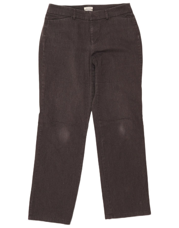 Dockers Womens Casual Trousers US 10 Large W32 L31 Grey Cotton