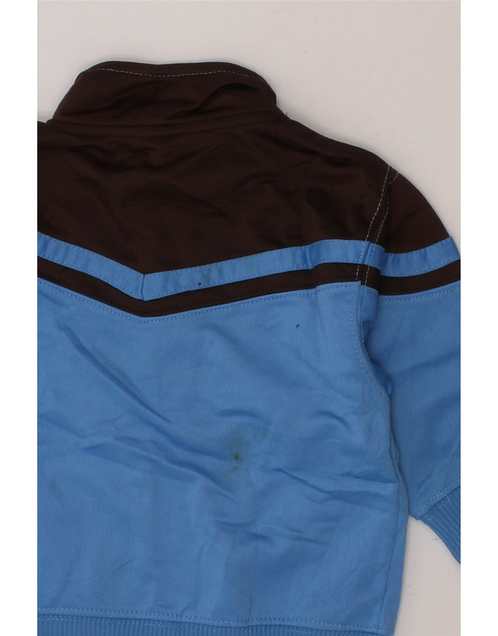 NIKE Baby Boys Tracksuit Top Jacket 9-12 Months Blue Colourblock Polyester Vintage Nike and Second-Hand Nike from Messina Hembry 