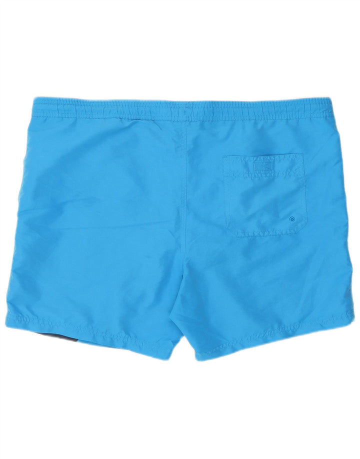 Diadora Herren-Badeshorts 2XL, blaues Colourblock-Polyester