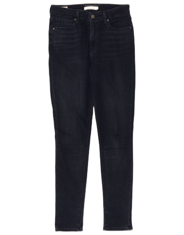 Levi's Damen 721 High Rise Skinny Jeans W29 L30 Marineblau Baumwolle