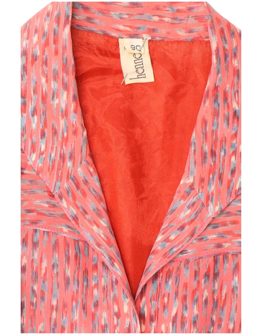 Hennes Damen ärmelloses Basic-Kleid UK 14 Mittelrosa gestreift