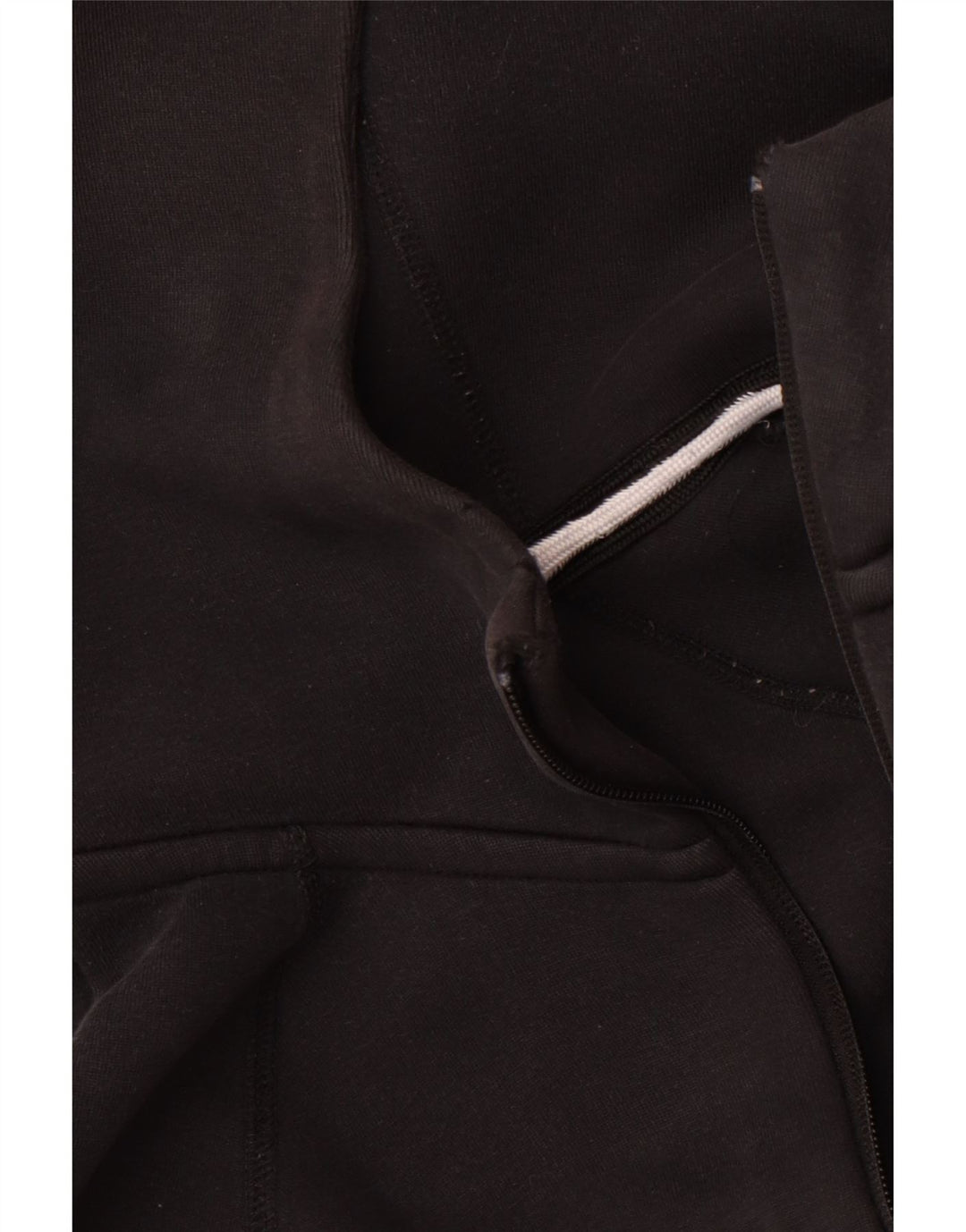 Nike Herren-Kapuzenpullover mit Reißverschluss, mittelschwarz, Baumwolle