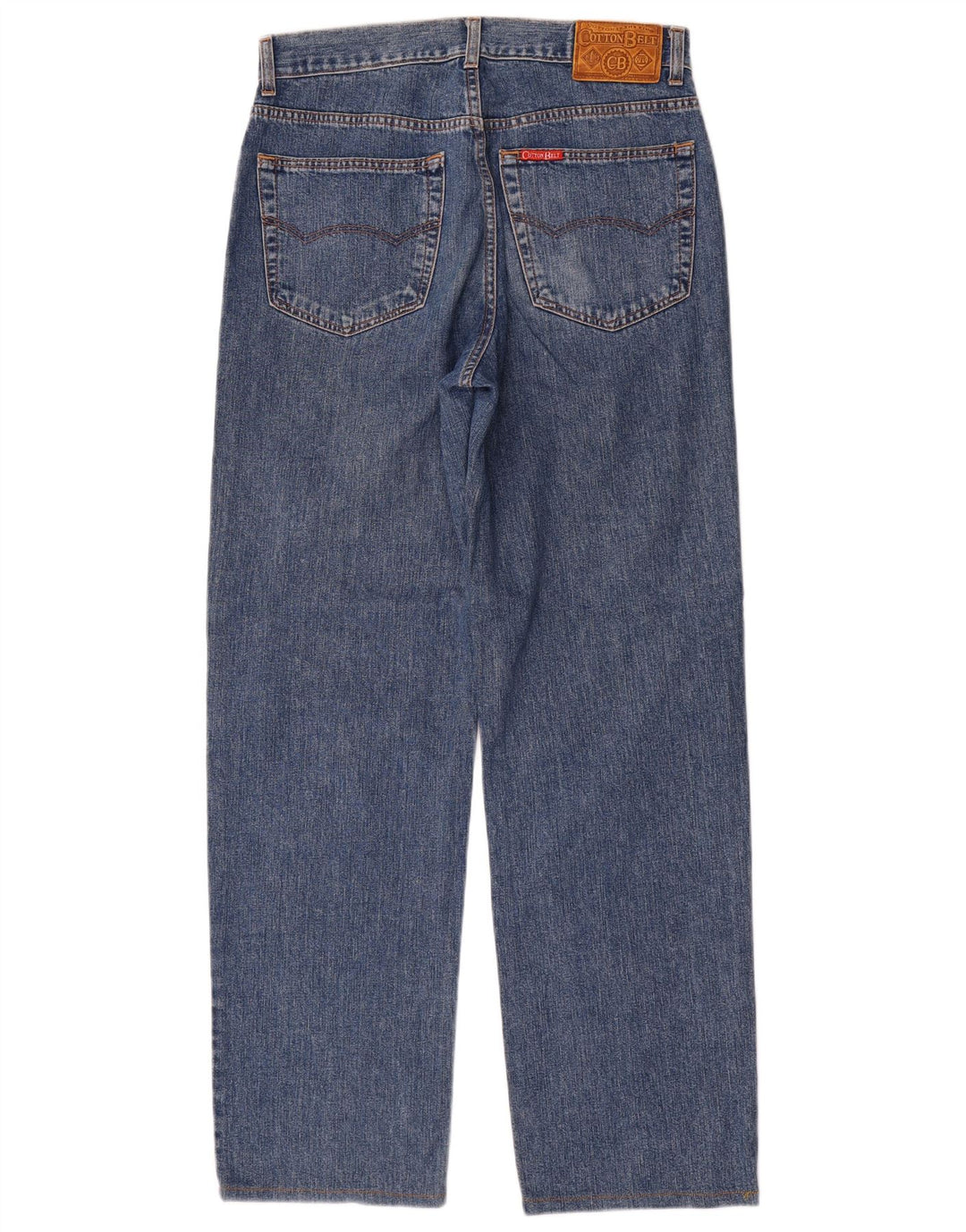 Baumwollgürtel Herren Tapered Jeans W34 L33 Blau