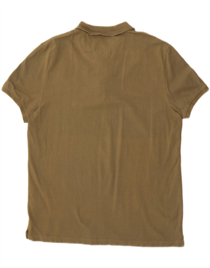 Rifle Herren Poloshirt 2XL Khaki Baumwolle