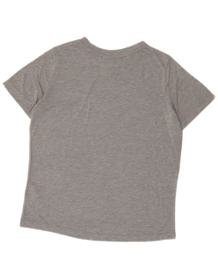 NIKE Herren Graphic Graphic T-Shirt Top Mittelgraues Polyester