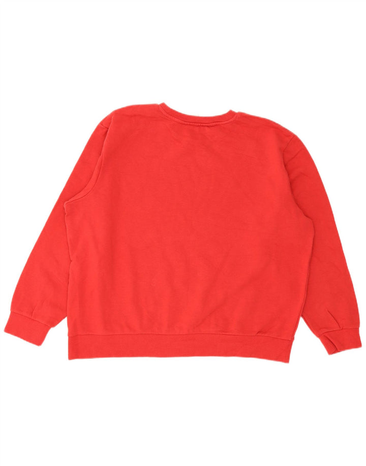 Marks & Spencer Herren-Sweatshirt, Pullover, groß, aus roter Baumwolle