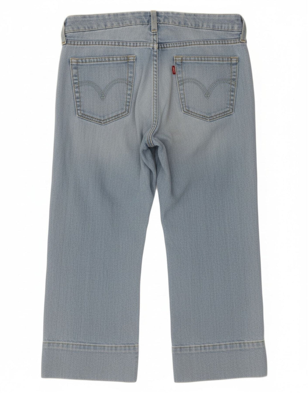 Levi's Damen Bermuda Denim Shorts US 9 Medium W32 Blue Ramie