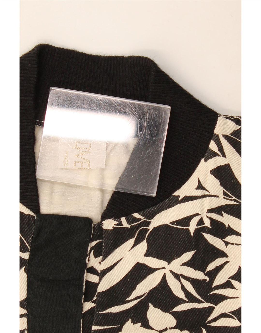 Vintage Damen Sweatshirt Pullover UK 16 Groß schwarz geblümt