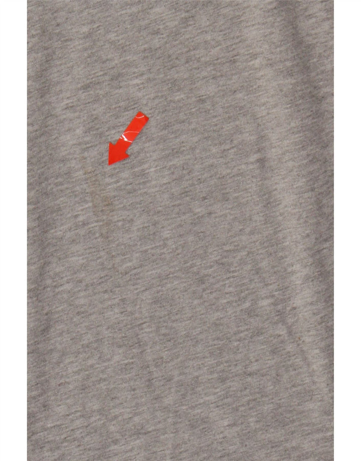 ADIDAS Womens T-Shirt Top UK 10 Small Grey Vintage Adidas and Second-Hand Adidas from Messina Hembry 