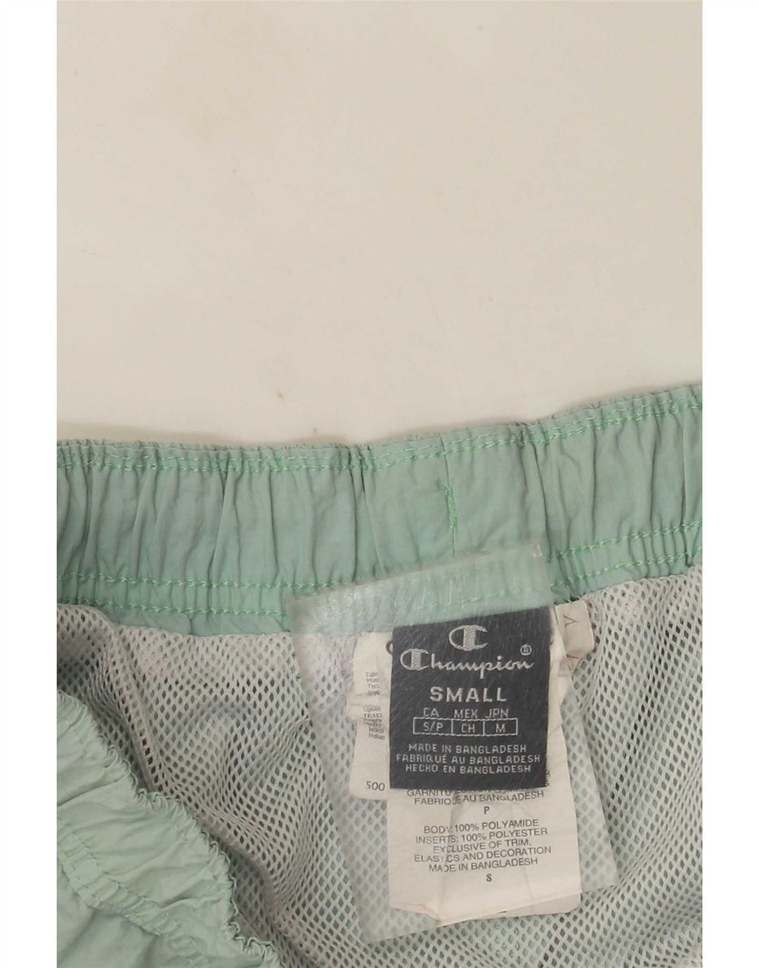 Champion Herren-Badeshorts, Größe S, Grün, Polyamid