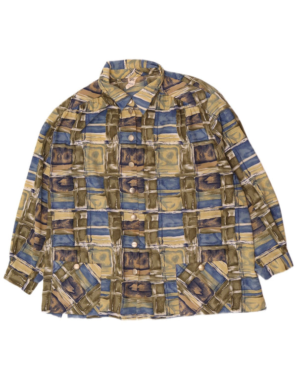 Frankenwalder Damen Bomberjacke IT 52 2XL Mehrfarbig Patchwork