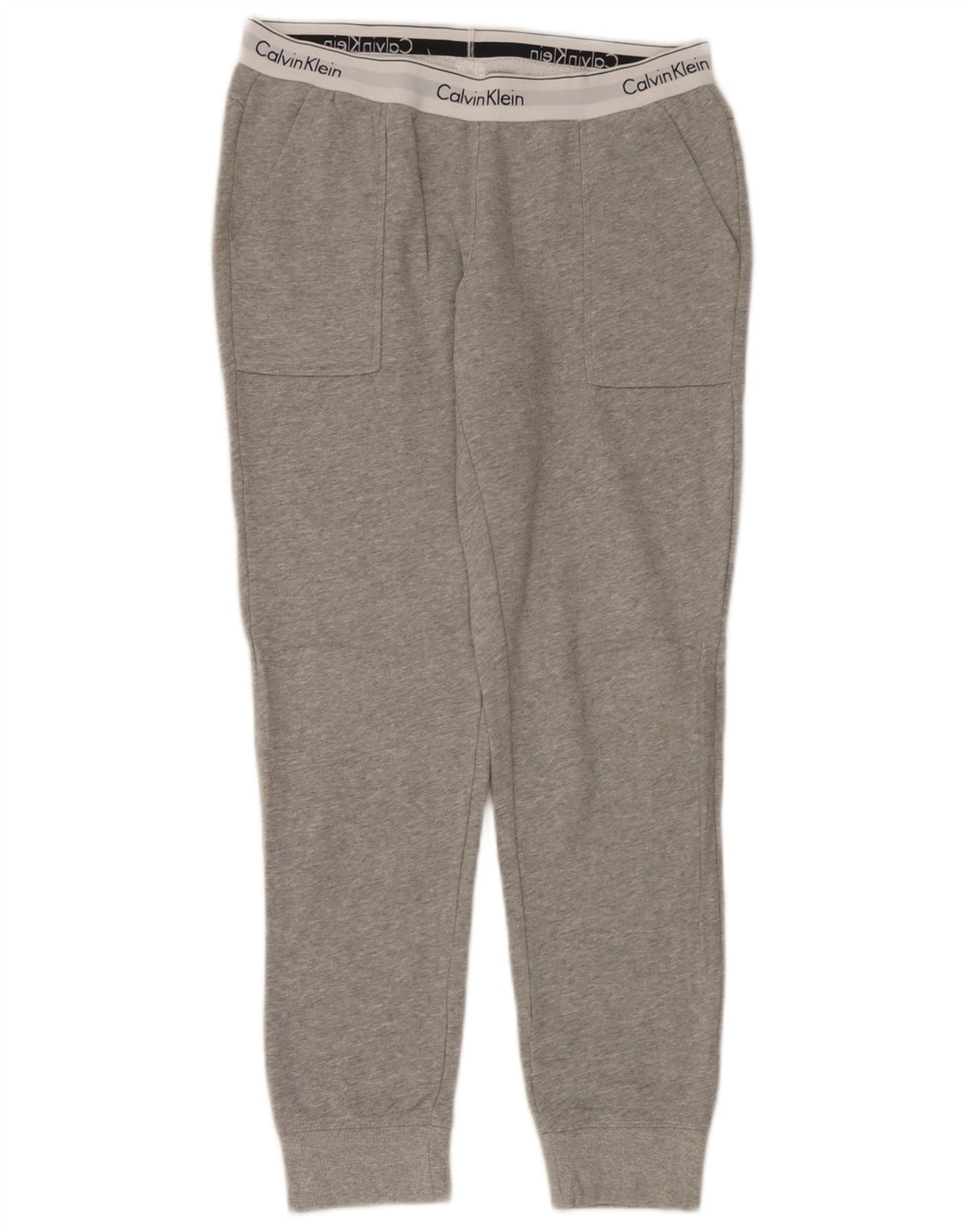 Calvin Klein Damen Trainingshose Jogger UK 14 Mittelgrau