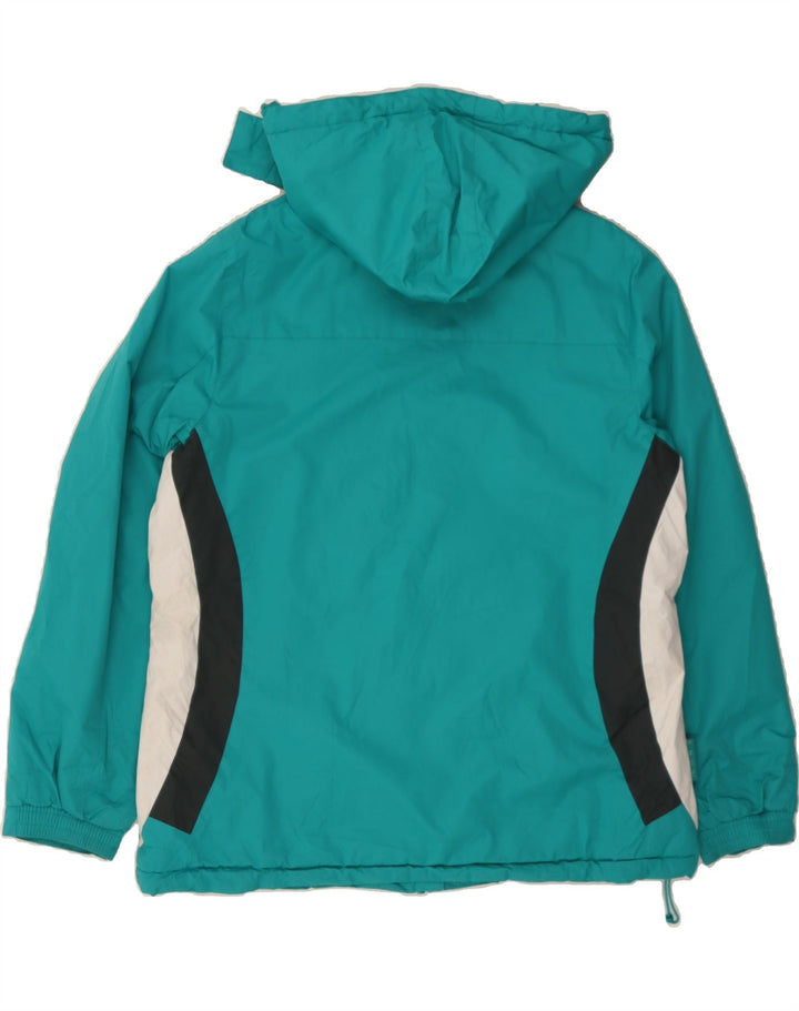 MOUNTAIN WAREHOUSE Womens Windbreaker Jacket UK 18 XL  Turquoise Vintage Mountain Warehouse and Second-Hand Mountain Warehouse from Messina Hembry 