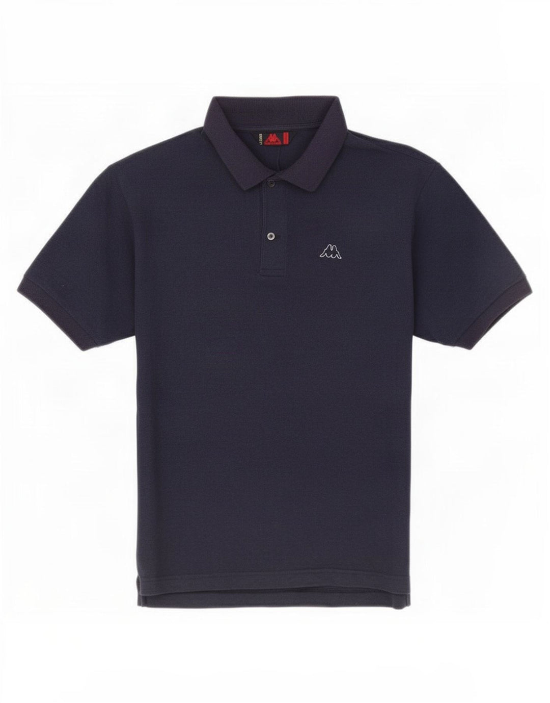 Kappa Herren-Poloshirt, mittelmarineblaue Baumwolle