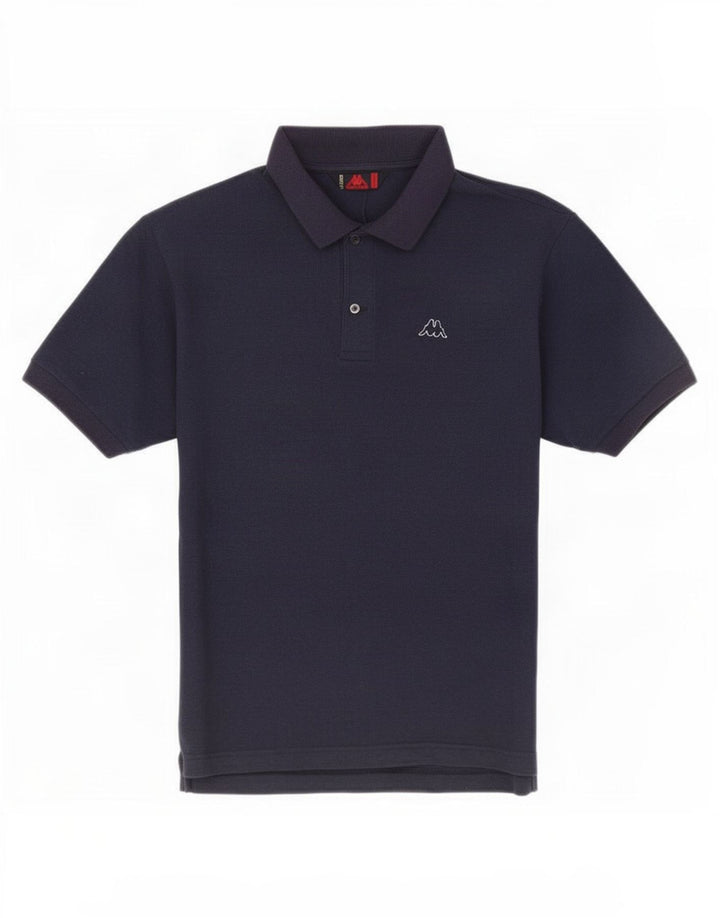 Kappa Herren-Poloshirt, mittelmarineblaue Baumwolle