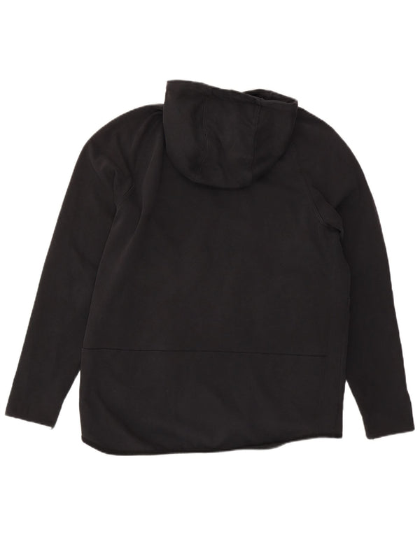 Nike Herren-Kapuzenpullover mit Reißverschluss, XL, schwarze Baumwolle