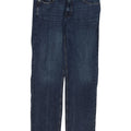 Marks & Spencer Herren Straight Jeans W36 L33 Marineblaue Baumwolle
