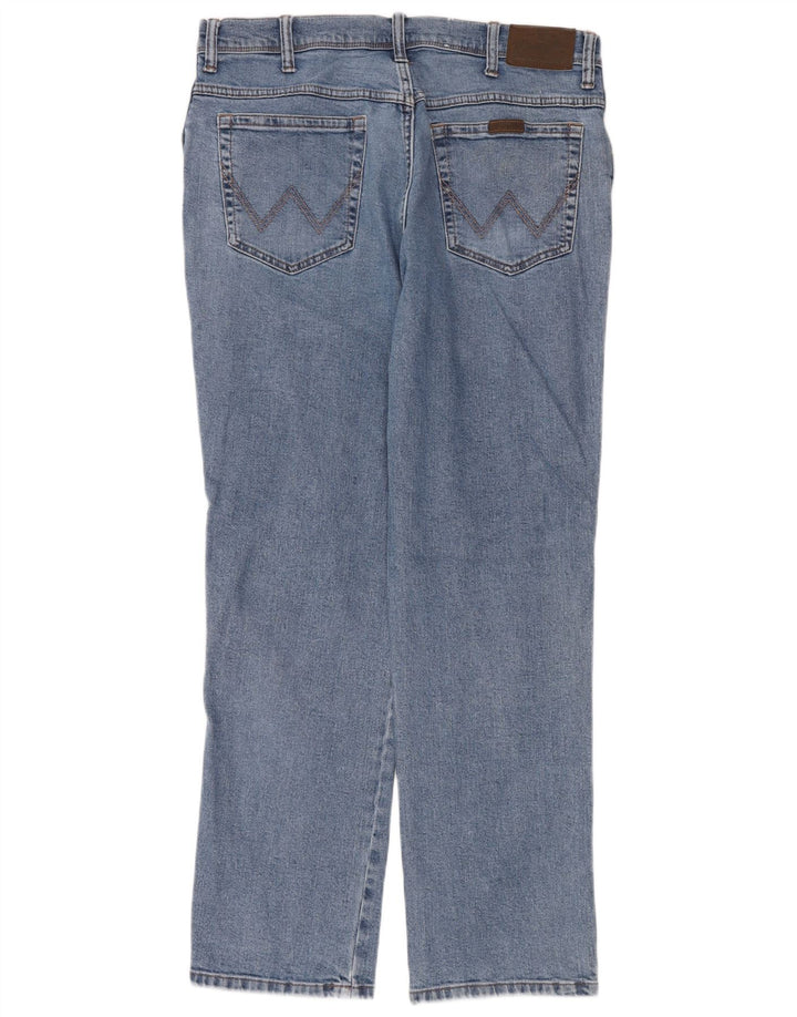 Wrangler Herren-Jeans mit normaler Passform, gerade Passform, W38, L32, Blau, Baumwolle