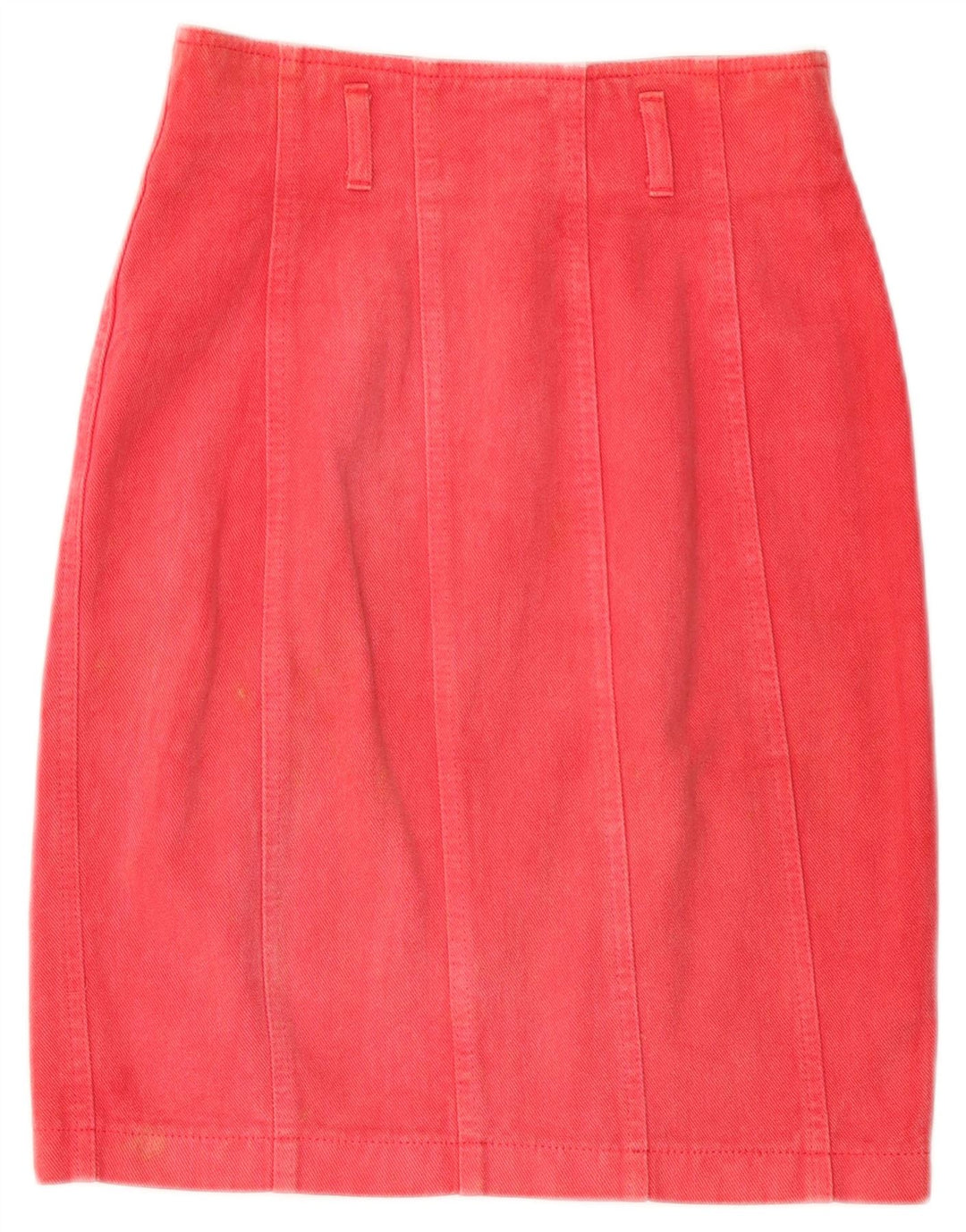 Blumarine Damen Jeansrock IT 40 Small W27 Rote Baumwolle