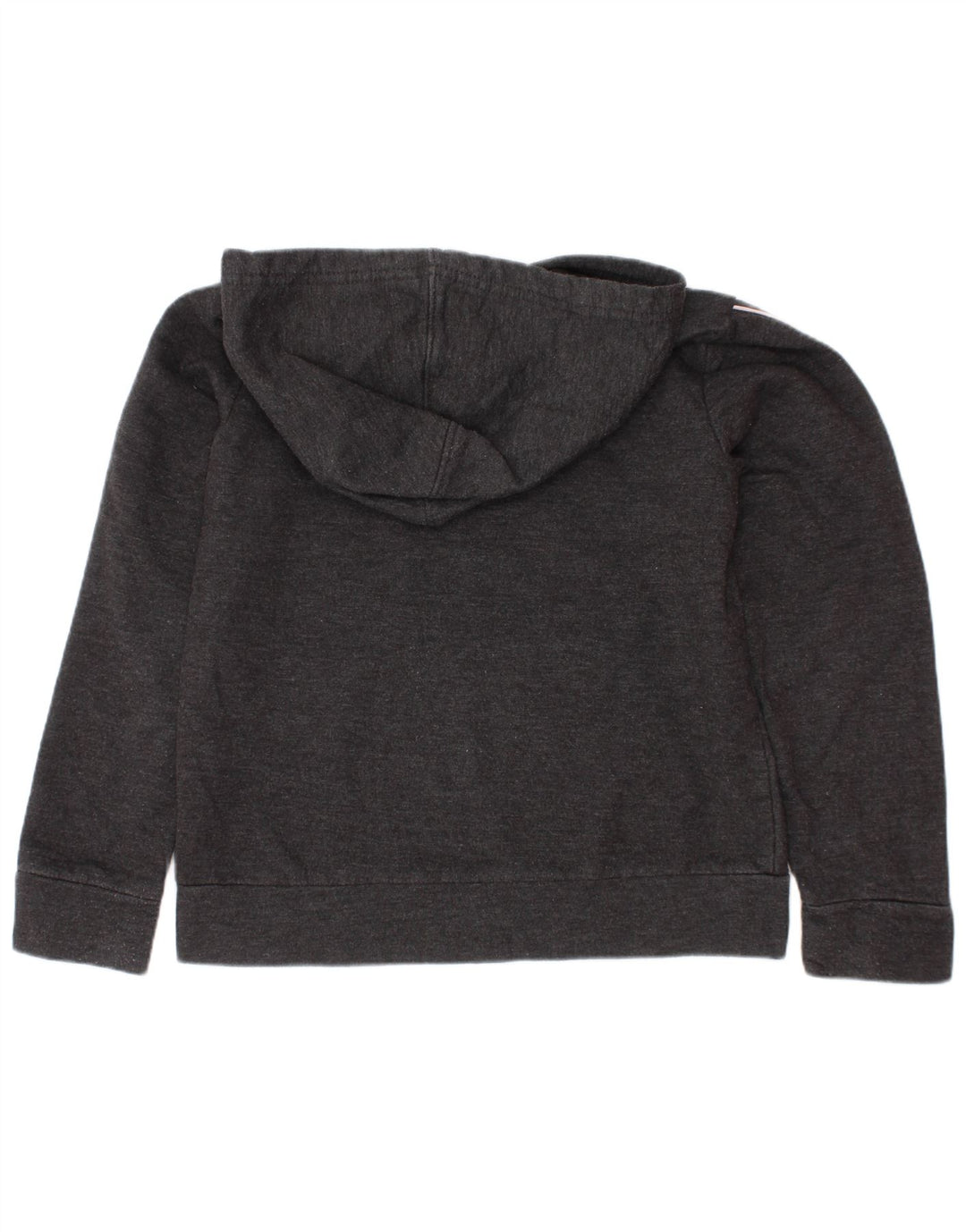 PUMA Mädchen-Kapuzenpullover mit Grafik, 6–7 Jahre, Größe S, Grau, Baumwolle