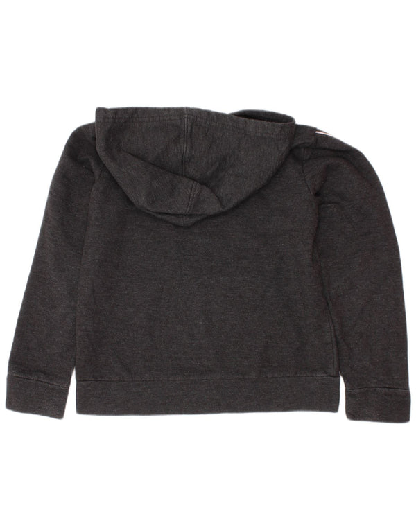 PUMA Mädchen-Kapuzenpullover mit Grafik, 6–7 Jahre, Größe S, Grau, Baumwolle