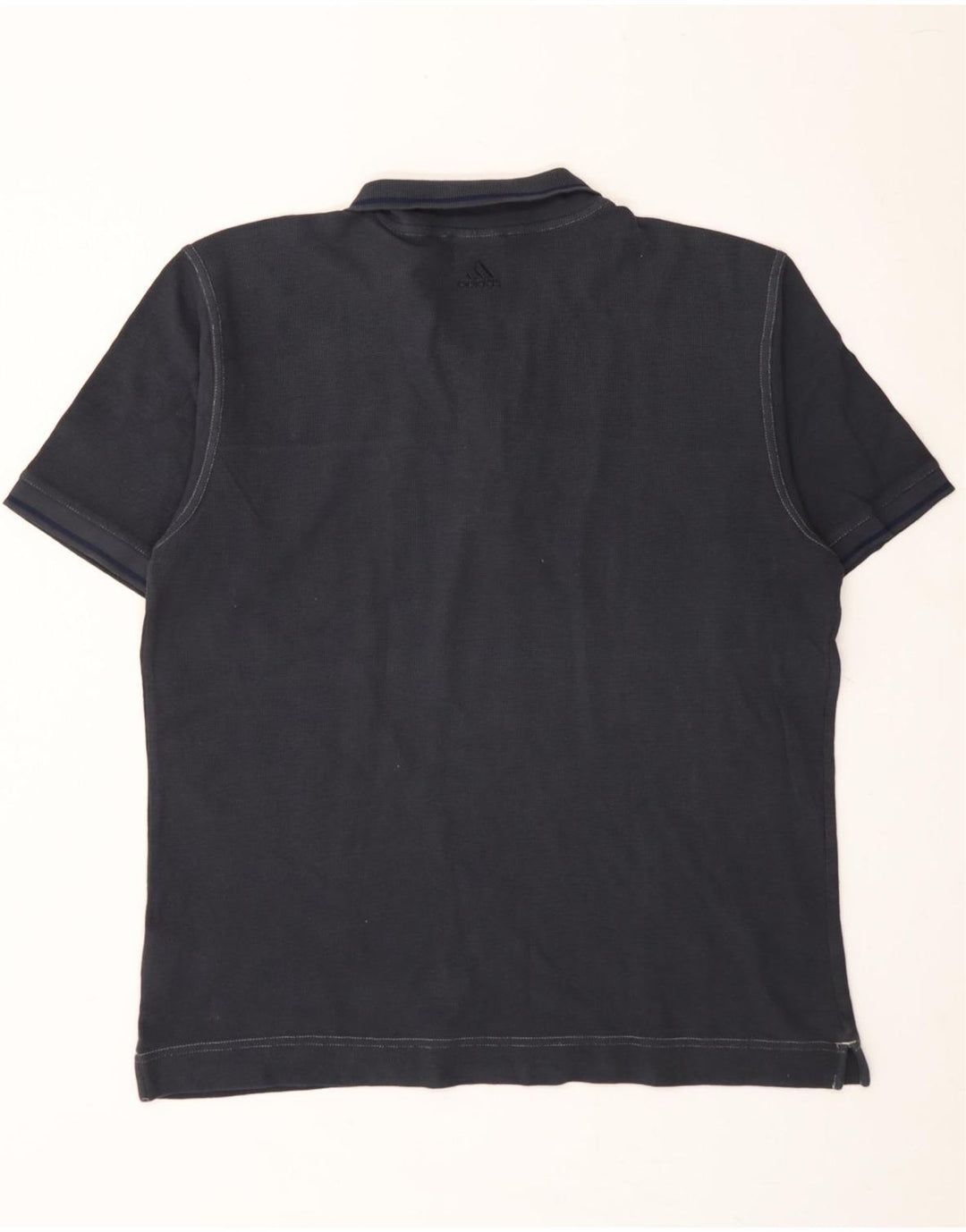 ADIDAS Mens Polo Shirt Large Grey Cotton Vintage Adidas and Second-Hand Adidas from Messina Hembry 