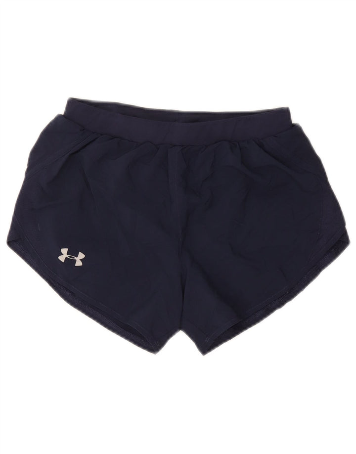 UNDER ARMOUR Damen Heat Gear Sportshorts UK 4 XS Marineblau