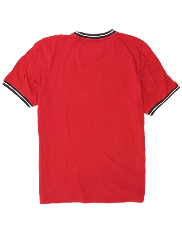 Champion Herren-T-Shirt mit Grafik, XL, Rot, Farbblock