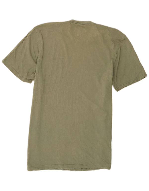 Volcom Herren Grafik T-Shirt Top XL Grün Baumwolle