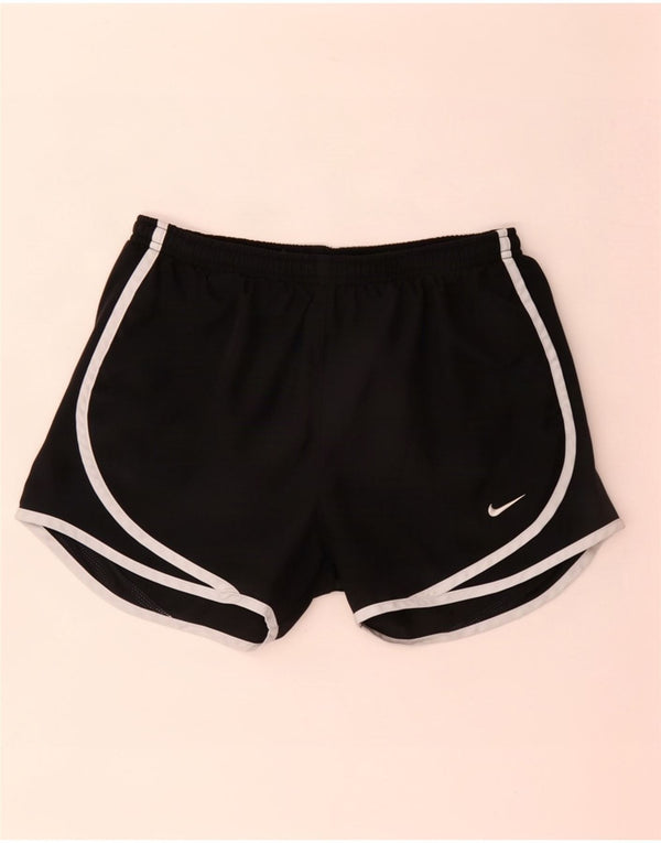 Nike Damen Dri Fit Sport Shorts UK 6 XS Schwarz Polyester