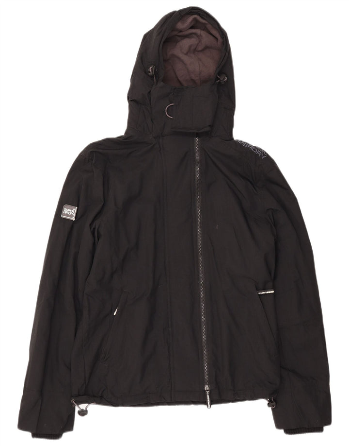 SUPERDRY Herren Windcheater Graphic Windjacke UK 38 Medium Schwarz