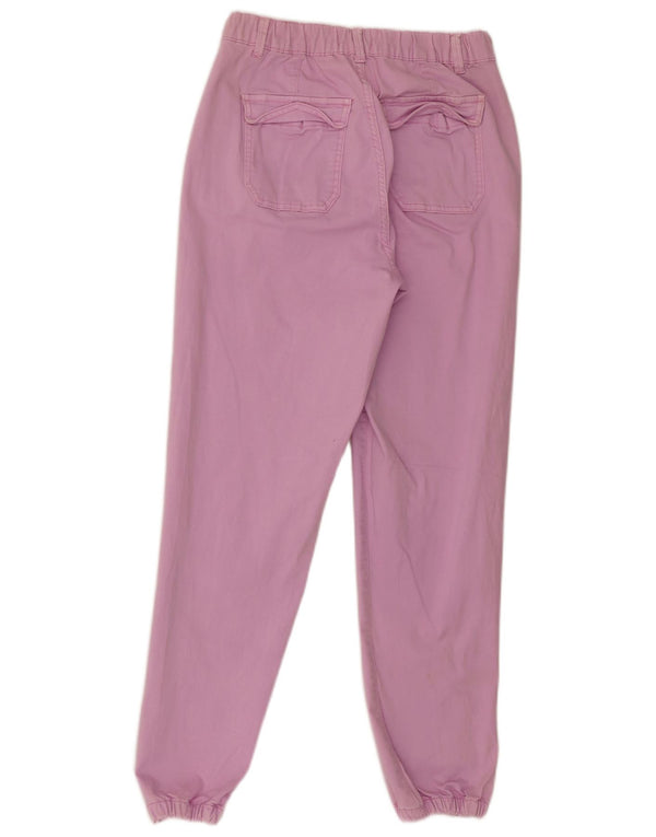 Marks & Spencer Damen Jogger Chinohose UK 10 Small W28 L28 Pink