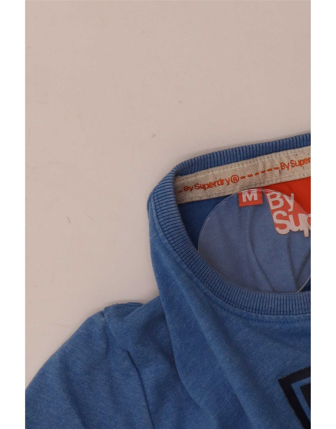 Superdry Herren Grafik-T-Shirt-Oberteil aus mittelblauem Polyester