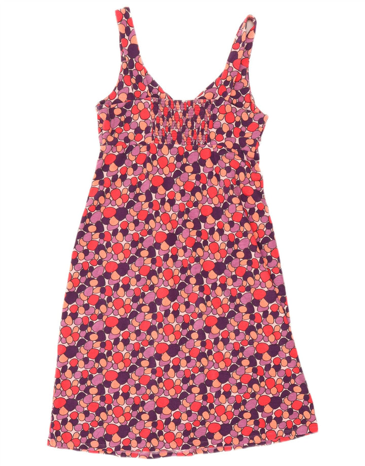 Boden Damen ärmelloses A-Linien-Kleid, Größe M, mehrfarbig, Blumenmuster