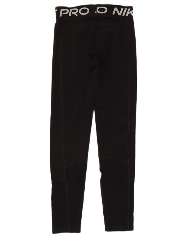 Nike Mädchen-Leggings mit Grafik, 12–13 Jahre, Größe L, Schwarz