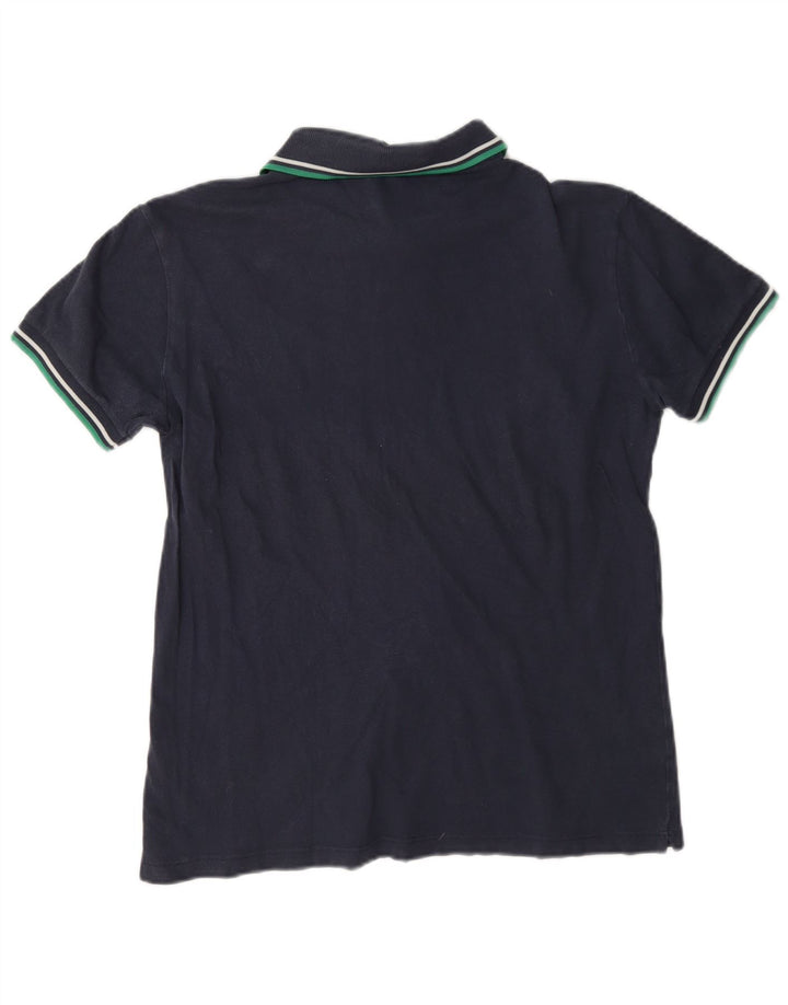 Leichtes und dehnbares Herren-Poloshirt aus mittelblauer Baumwolle von Fred Perry