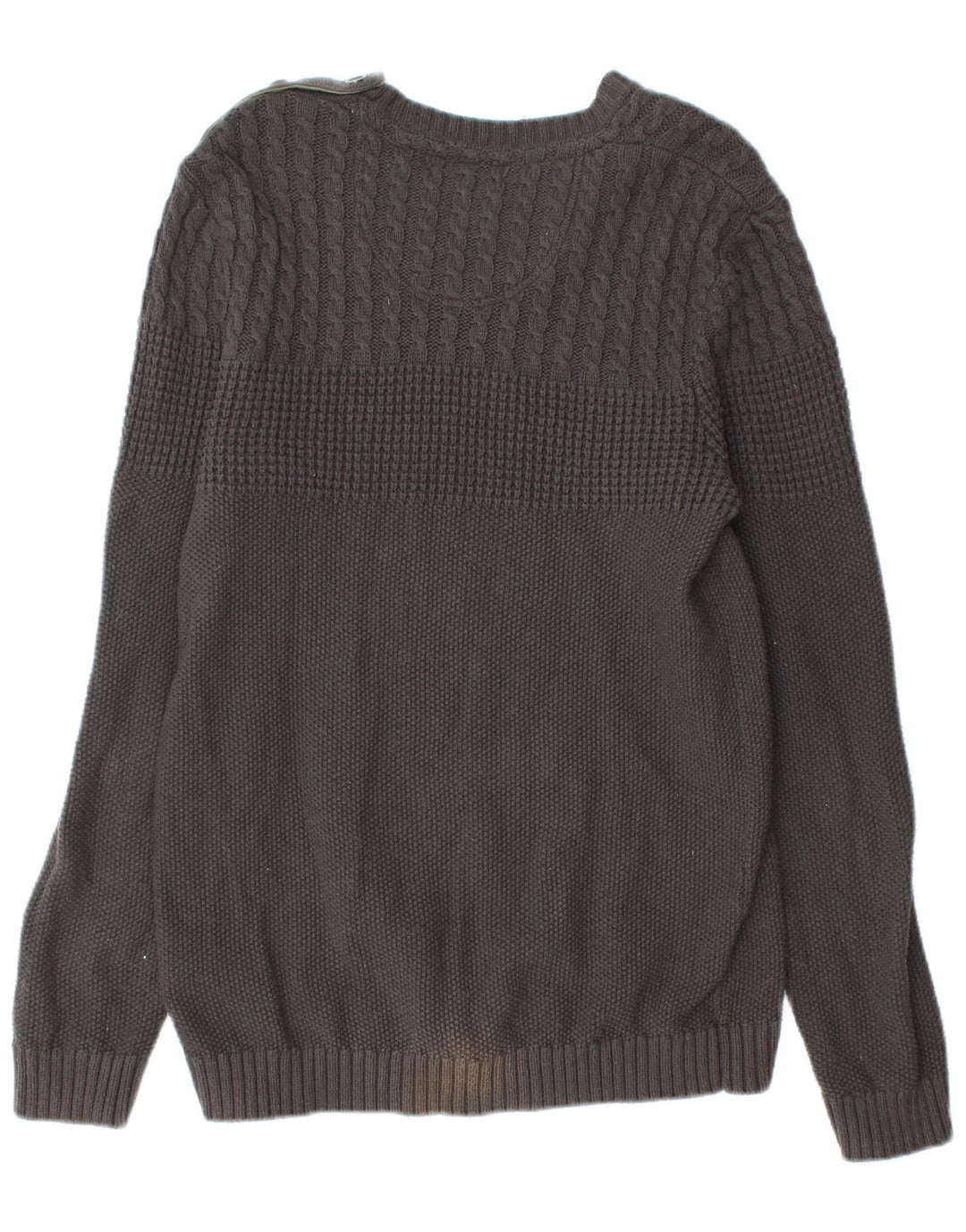 Ted Baker Damen-Pullover mit U-Boot-Ausschnitt, Größe 4, groß, graue Baumwolle