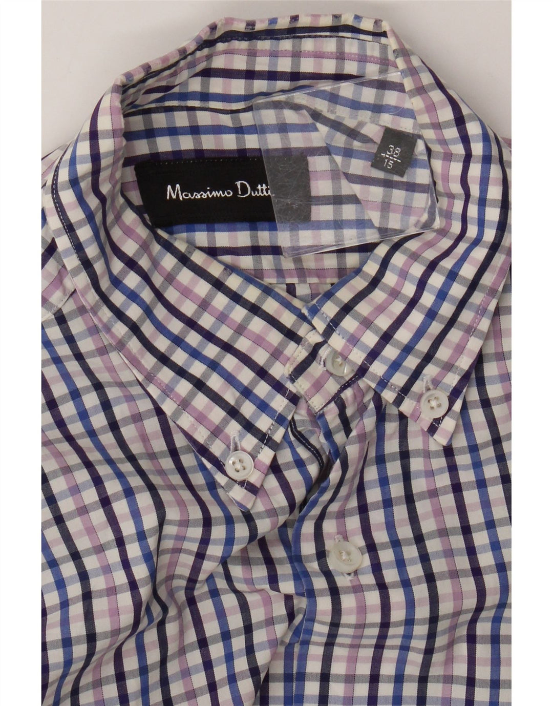 Massimo Dutti Herrenhemd Größe 38 15 Medium Mehrfarbig kariert