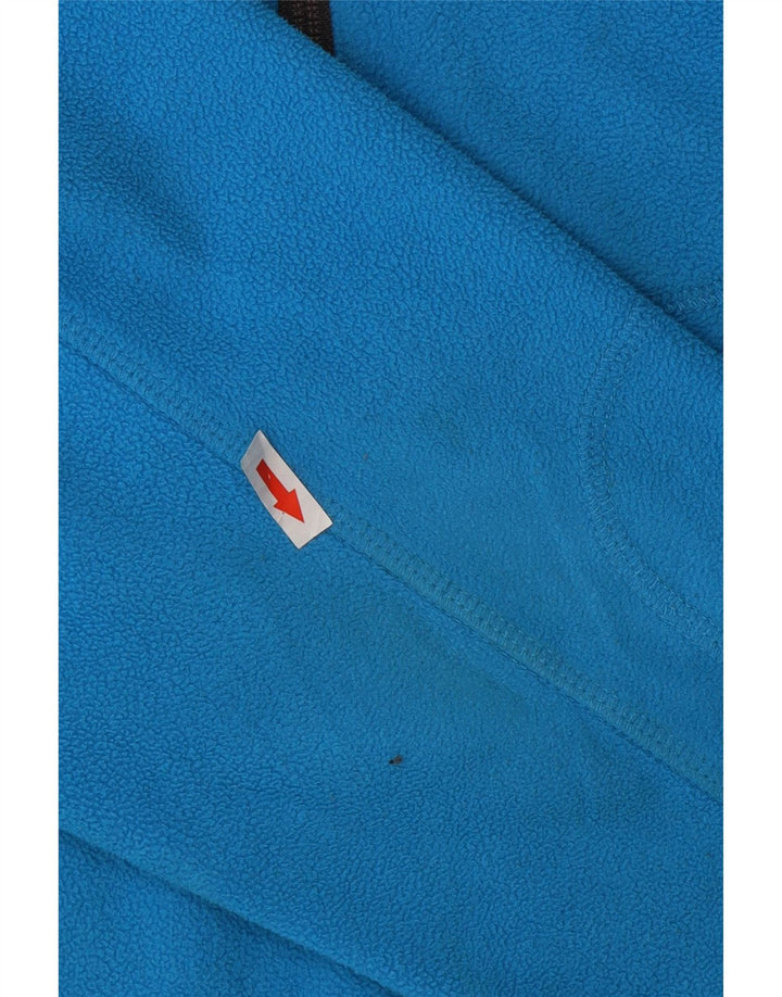 Columbia Herren-Fleecepullover mit Reißverschluss am Hals, großes, blaues Polyester