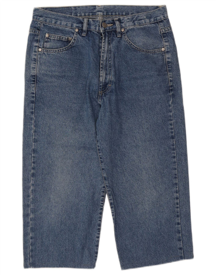 BELFE & BELFE Herren Denim-Bermudashorts W32 Mittelblau