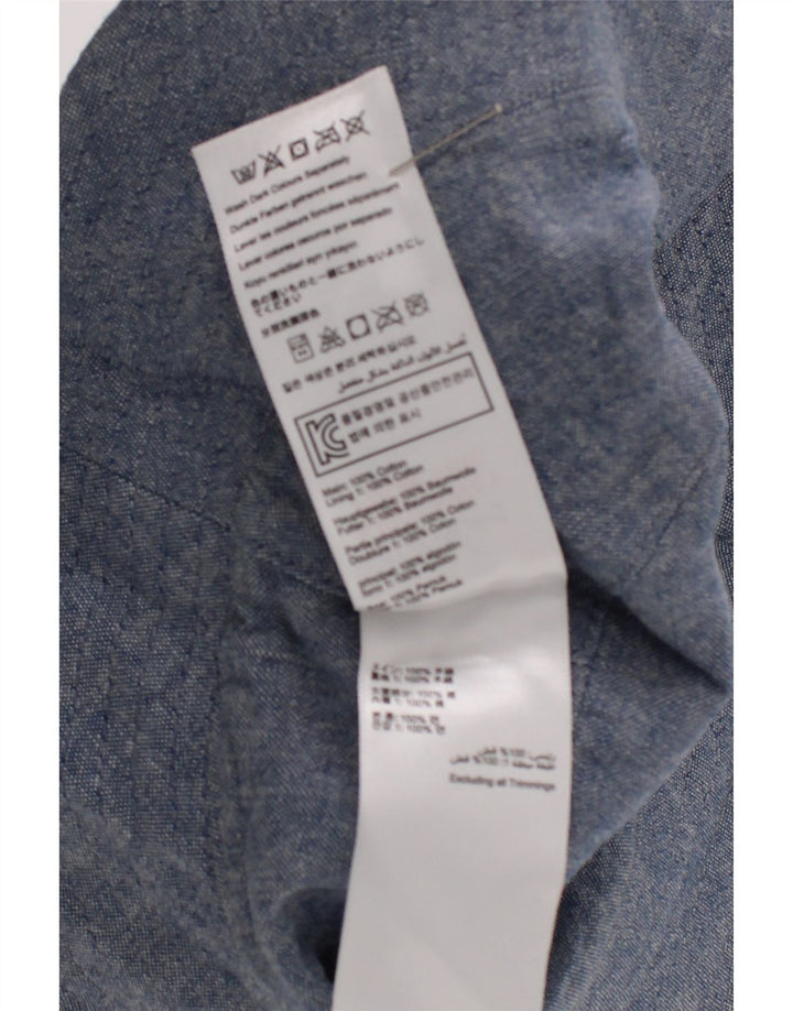 Joules Baby-Jungen-Eimerhut, 3–6 Monate, blau karierte Baumwolle