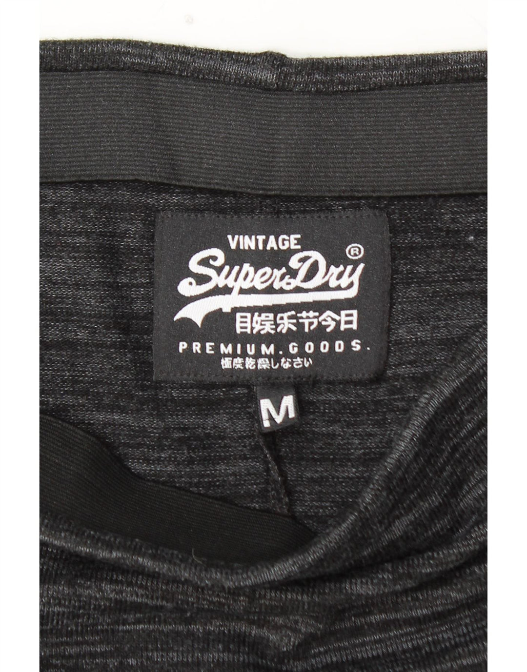 SUPERDRY Gerader Damenrock Medium W30 Grau gefleckte Viskose