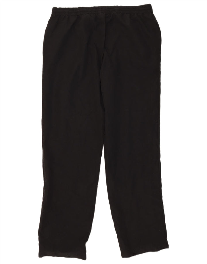 Kappa Herren-Trainingshose, groß, aus schwarzem Polyester