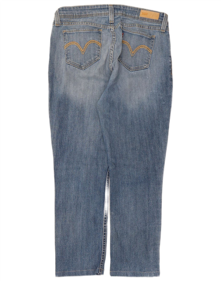 Levi's Damen Bold Curve Cropped Jeans W32 L24 Blaue Baumwolle