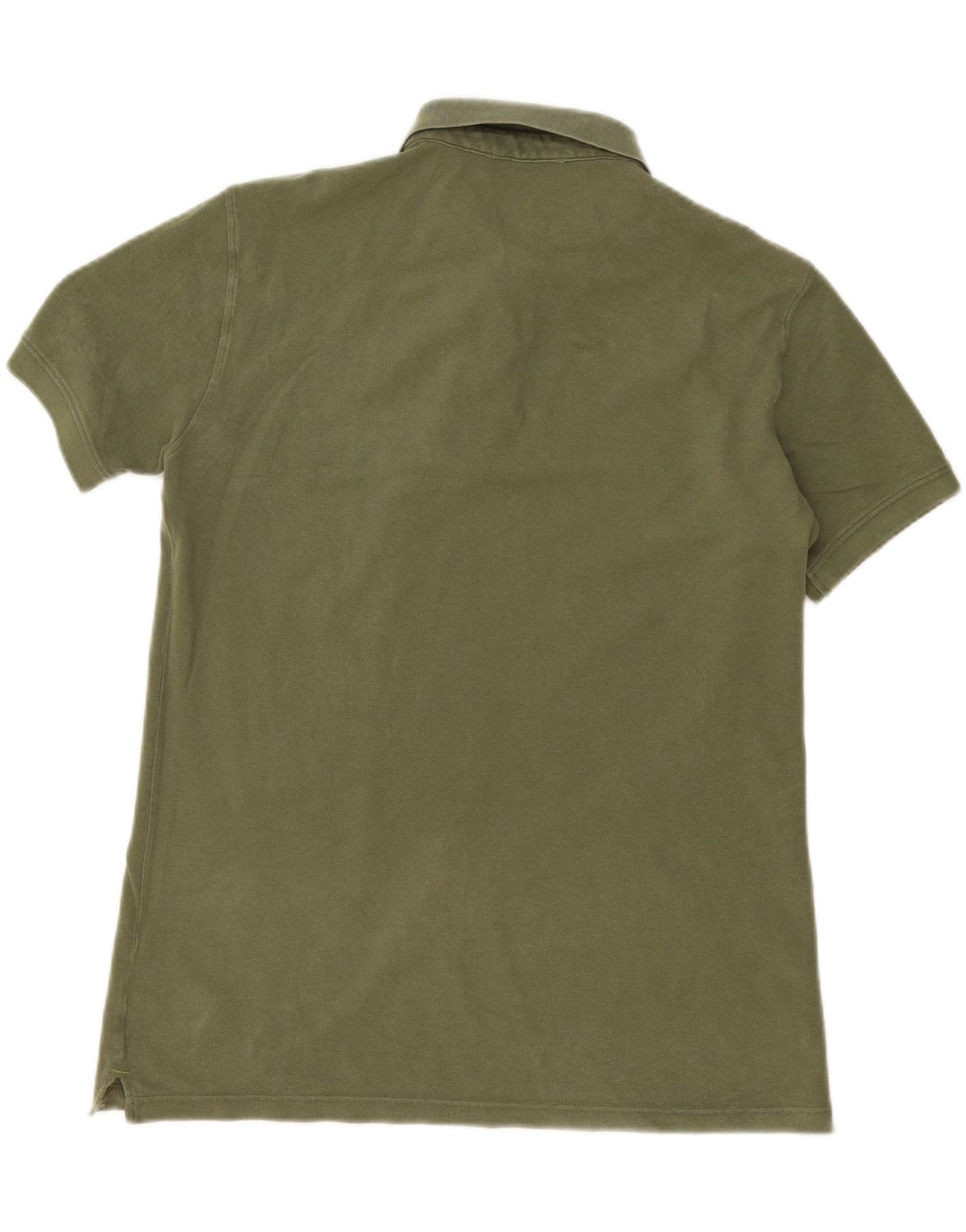 Trussardi Jeans Herren-Poloshirt aus mittlerer Khaki-Baumwolle
